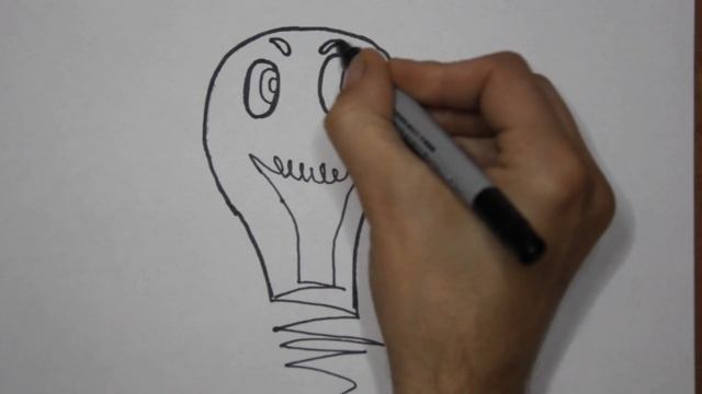 How to draw an incandescent light bulb is simple. Как нарисовать лампочку накаливания просто смотреть онлайн