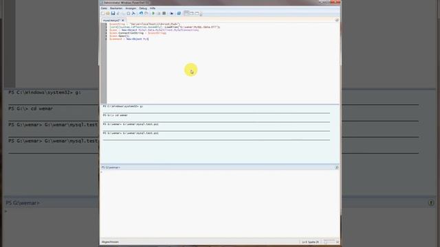 PowerShell MySQL Verbindung erstellen смотреть онлайн