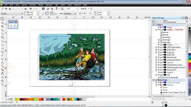 CorelDRAW Tutorial | Creating an Illustration for Use in a Book Cover Design смотреть онлайн