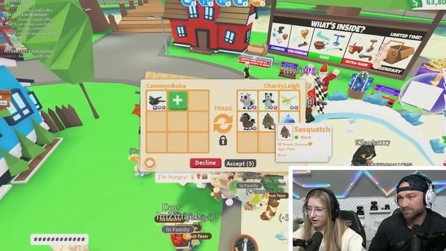 My Dad Surprises Me with Adopt Me Plush Eggs! Roblox? смотреть онлайн