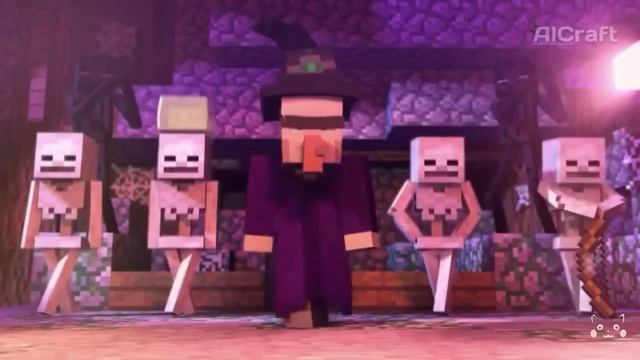 Майнкрафт музыка танцевальная битва!