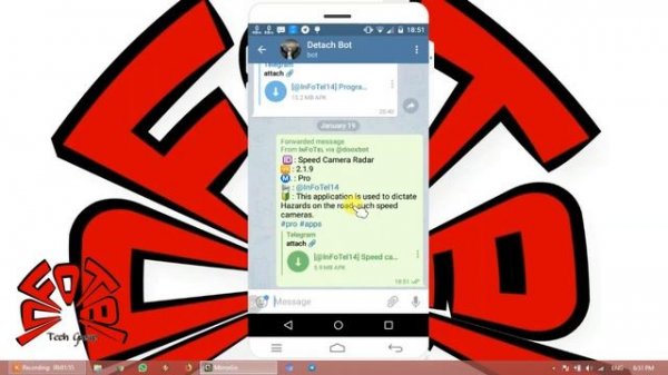 How To Remove Telegram Attach Files | Telegram Bot