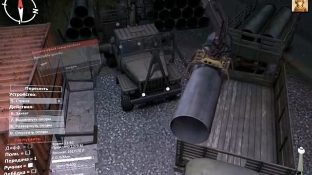 Spintires® China Adventure DLC Погрузка труб в прицеп смотреть онлайн