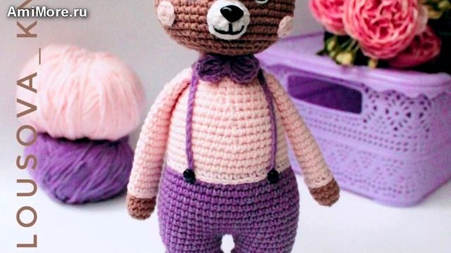 Амигуруми: схема Мишка Брауни. Игрушки вязаные крючком - Free crochet patterns. смотреть онлайн