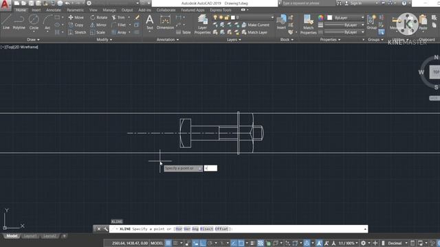 Square Nut And Bolt Assembly In Autocad|Using Simple Commands|2022|Mechanical drawing смотреть онлайн