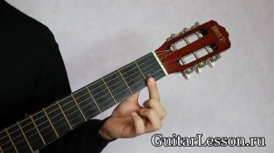 Аккорд Dm7 на гитаре