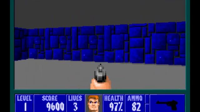wolfenstein 3d in a DOSbox on Linux смотреть онлайн
