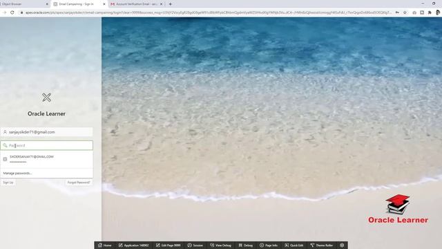 How to Email Verification in oracle apex application | Apex Application Email Verification (Part-1) смотреть онлайн