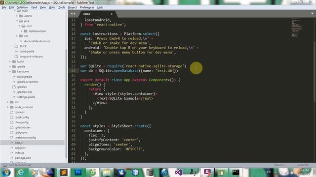 #1 How to use SQLite in React Native смотреть онлайн