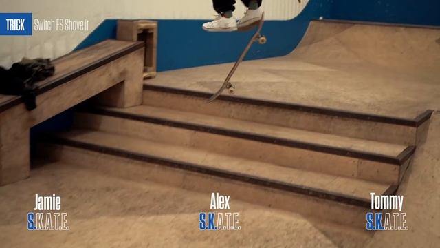 3 WAY game of S.K.A.T.E. on the stairs! Jamie Griffin, Alex Decunha, Tommy Corbridge | London смотреть онлайн