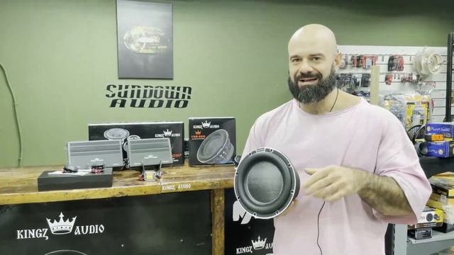 Сабвуфер 8 дюймов. Kingz Audio TSR-8SQ (Marine certified). смотреть онлайн