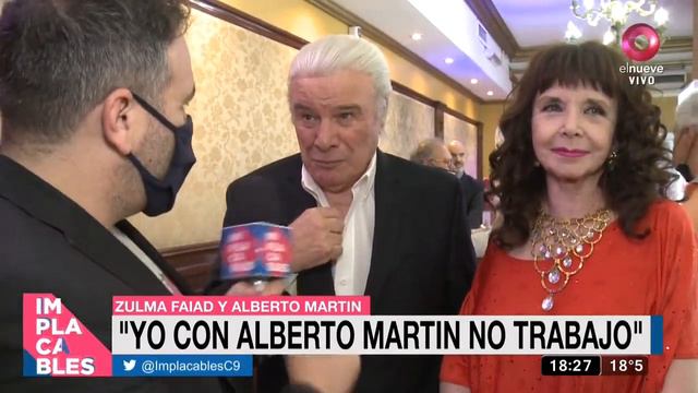 Zulma Faiad y Alberto Martín van a trabajar en la misma obra смотреть онлайн