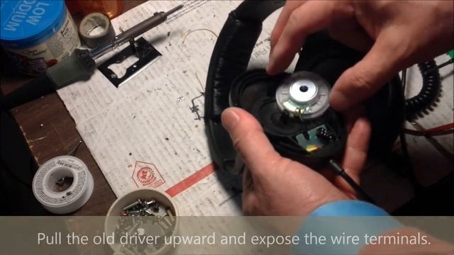 Sennheiser HD-280 Pro Distorted Sound Repair - Driver Replacement