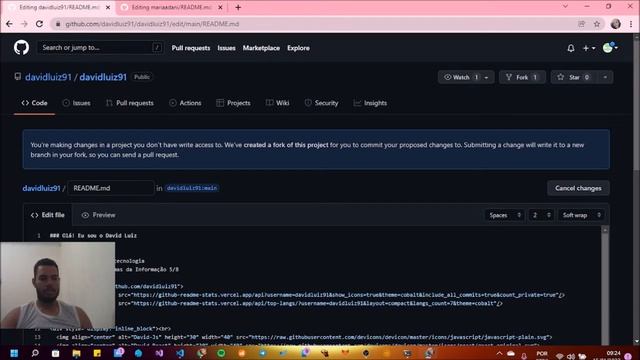 Como personalizar o seu perfil no Github (Readme) ATUALIZADO 2022 смотреть онлайн