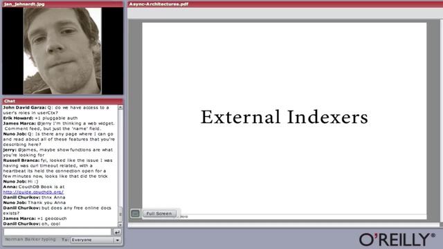 O'Reilly Webcast: Asynchronous architectures with the CouchDB _changes feed смотреть онлайн