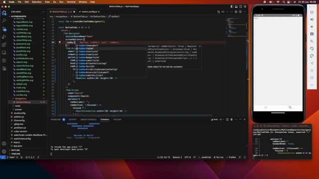 MyFriend Apps: Part 3 Splash Screen & Bottom Tabs | React Native смотреть онлайн