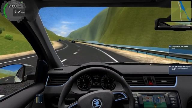 City Car Driving | Skoda Octavia | Normal Drive