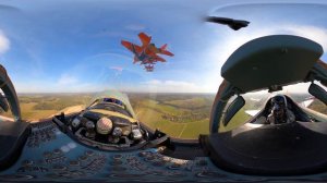 Авиационная группа высшего пилотажа Стрижи. Кубинка. Видео 360. Вид из кабины пилота.