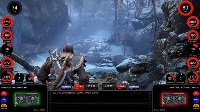 Asus DUAL RTX 4060 O8G | Overclocked (manually) смотреть онлайн