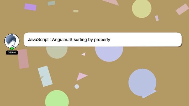 JavaScript : AngularJS sorting by property смотреть онлайн