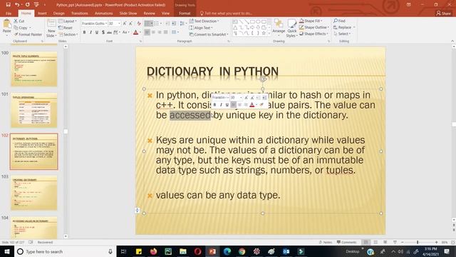Python Tutorial | Dictionary Part - 1 | in Hindi смотреть онлайн