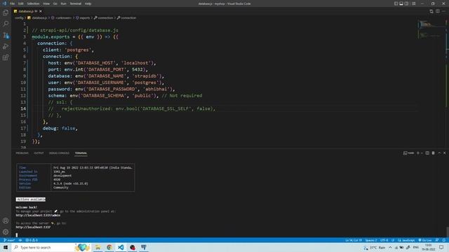 Error : the server does not support SSL connections | strapi + postgresql | Abhinay Jangde смотреть онлайн
