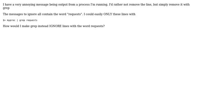 ignore lines grep (2 Solutions!!) смотреть онлайн