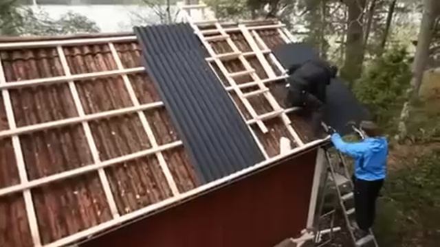 Монтаж еврошифера ондулайн смотреть онлайн