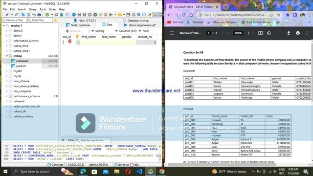 Question set 8 / DBMS /Java Institute смотреть онлайн