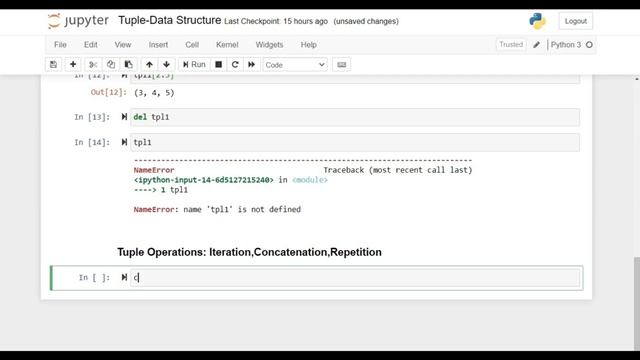 Introduction to Tuples in Python Data Structures [Hands on Lab] смотреть онлайн