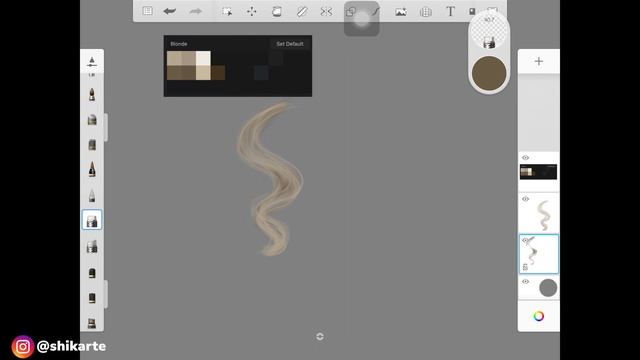 Draw Realistic Blonde Hair In Autodesk Sketchbook | Sketchbook Tutorial смотреть онлайн