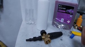 Мойка CHAMPION HP 6160. Почему нет пены?