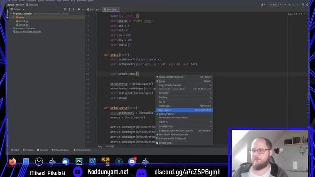 Python PyQt5 Arayüz Dersleri - Ders9 Grid Görünümü смотреть онлайн