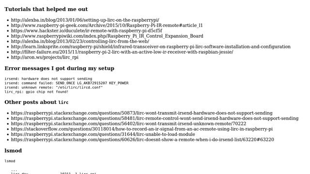 Raspberry Pi: Setting up a remote control using lirc (3 Solutions!!) смотреть онлайн
