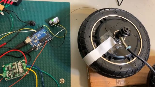 rc, arduino controlled cheap hall-less bldc controller and scooter hub motor wheel смотреть онлайн
