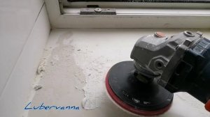 Реставрация подоконника акрилом