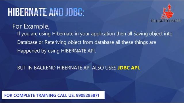 Hibernate and JDBC,Hibernate Development Environment Overview in Telugu. смотреть онлайн