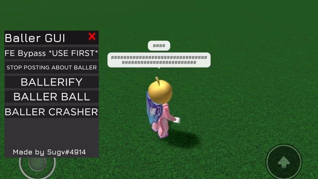 Roblox require script (baller gui) смотреть онлайн