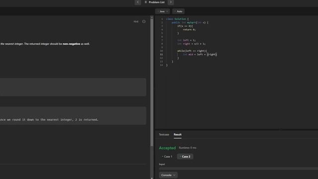 Learn to code Algorithm in 365 days. (Day - 14) - Sqrt(x) смотреть онлайн