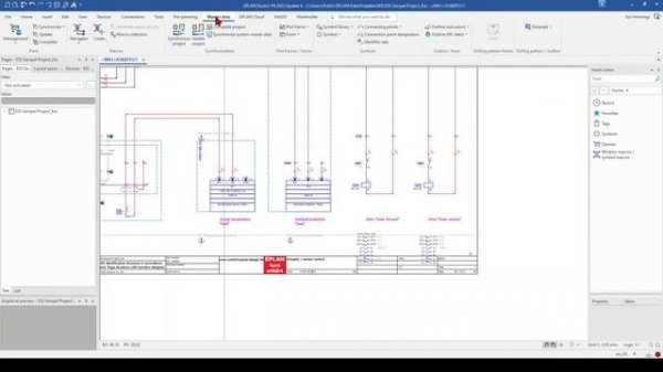 Contactor in EPLAN. Settings, Contact Image, Properties
