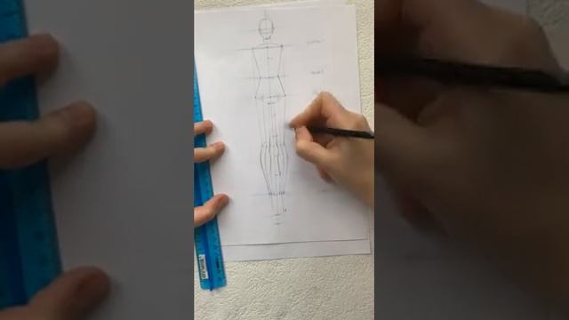 Рисуем Fashion фигуру от руки смотреть онлайн