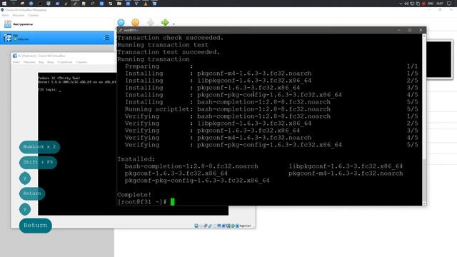 Установка Fedora 32 Server в VirtualBox смотреть онлайн
