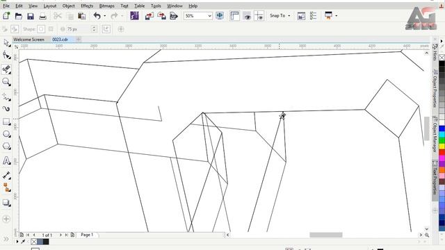 3D design making in Corel Draw смотреть онлайн