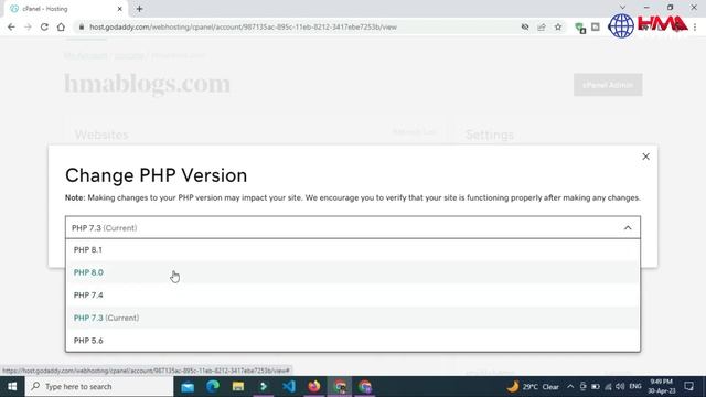 How to Update PHP Version in WordPress GoDaddy Hosting | GoDaddy PHP Version Upgrade смотреть онлайн