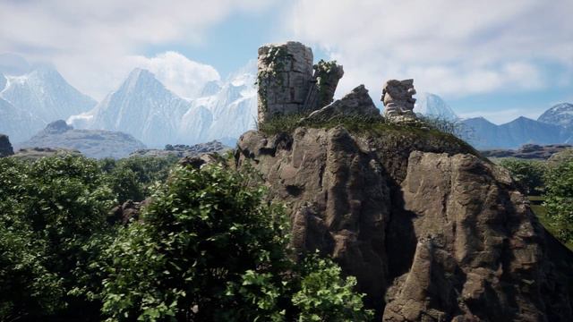 Ureal Engine 5 Gothic3 замок Робара