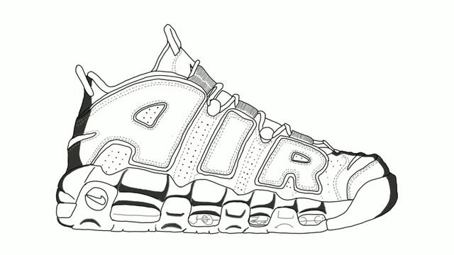 Drawing Nike air more uptempo 96 смотреть онлайн