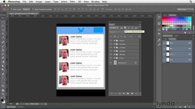 Поиск и сортировка слоев смотреть онлайн