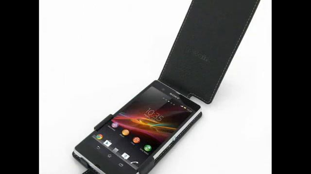 PDair Leather Case for Sony Xperia Z L36H - Flip Type (Black) смотреть онлайн
