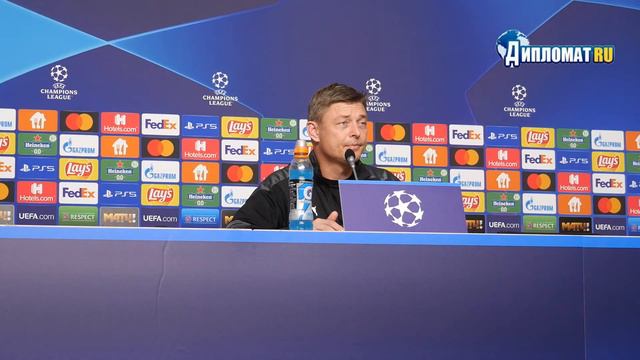 Jon Dahl Tomasson. Zenit vs Malmö FF. Pre-Match Press Conference смотреть онлайн