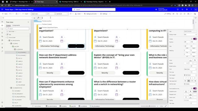 Power Apps Project From Scratch | QNA App 04 смотреть онлайн